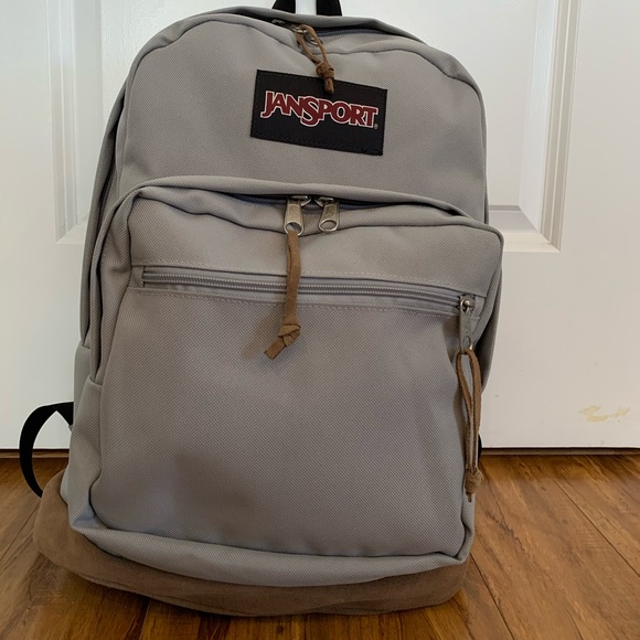 Jansport Handbags - Brand new gray JanSport backpack